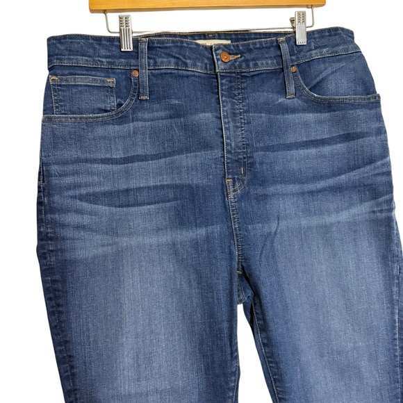 Madewell Curvy High-Rise Skinny Denim Jeans Sz34 Stretch/ Comfy - Picture 8 of 16